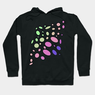 DIAGONAL COOL COLOURS Hoodie